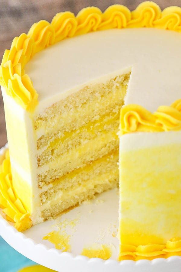 split lemon cake