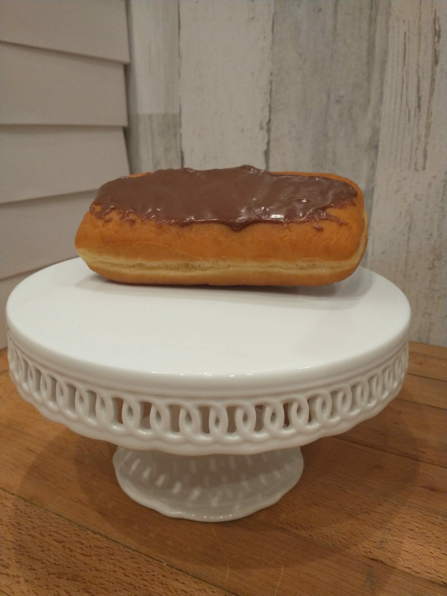 Chocolate Long John Donut We Decorate Kakes