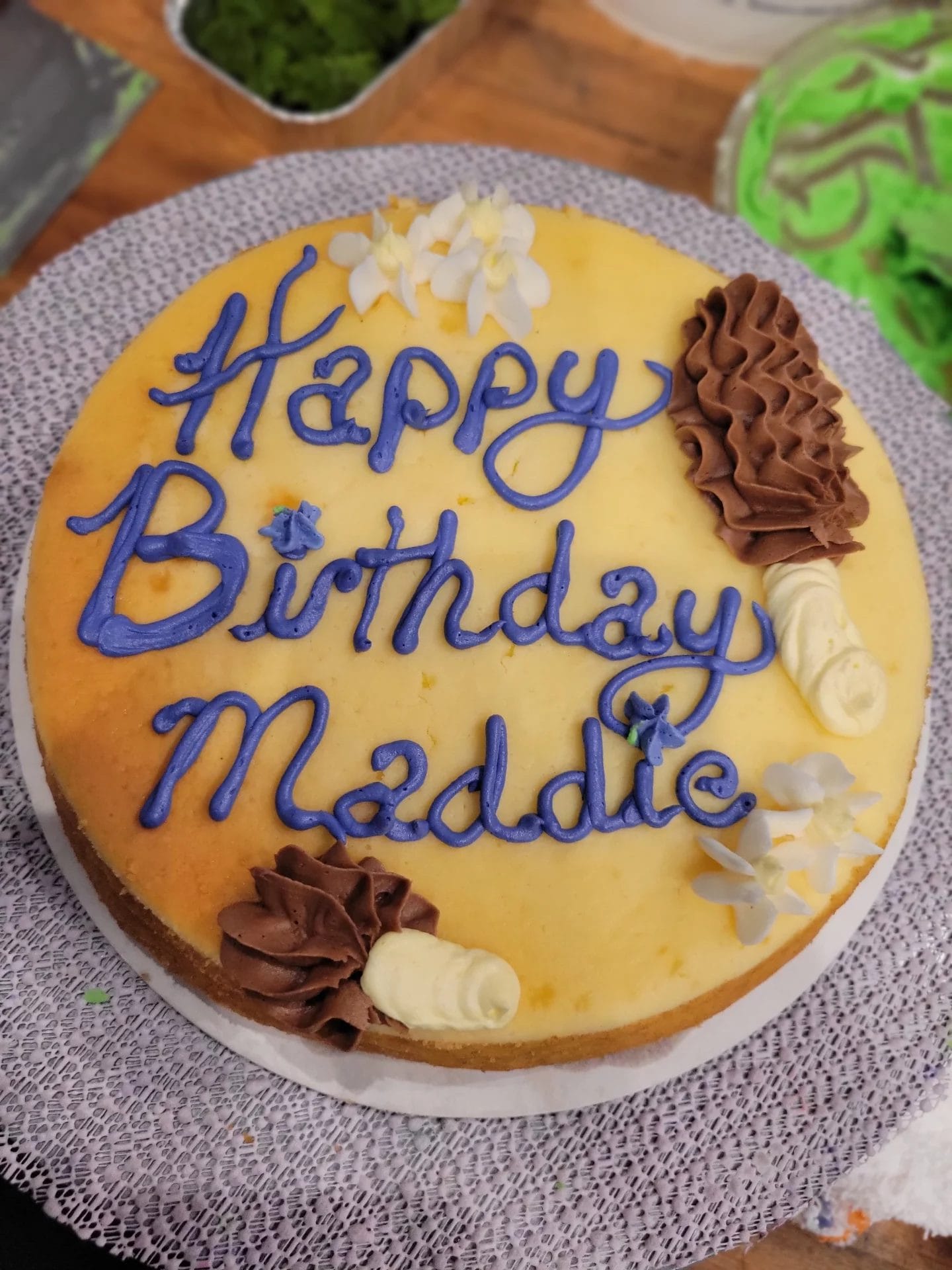 Custom Cheesecake We Decorate Kakes