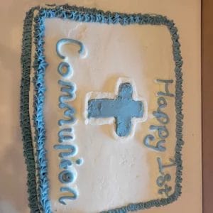 Custom Communion Cake