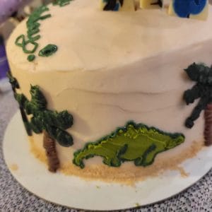 Custom Dinosaur Cake