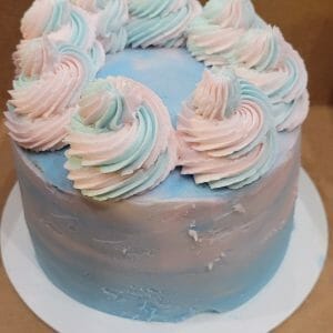 Custom Gender Reveal Cake