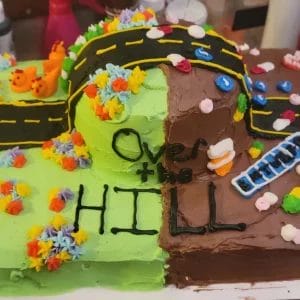 Custom Over The Hill Cake