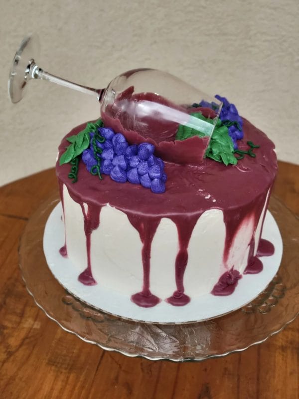 Custom Wine Cake